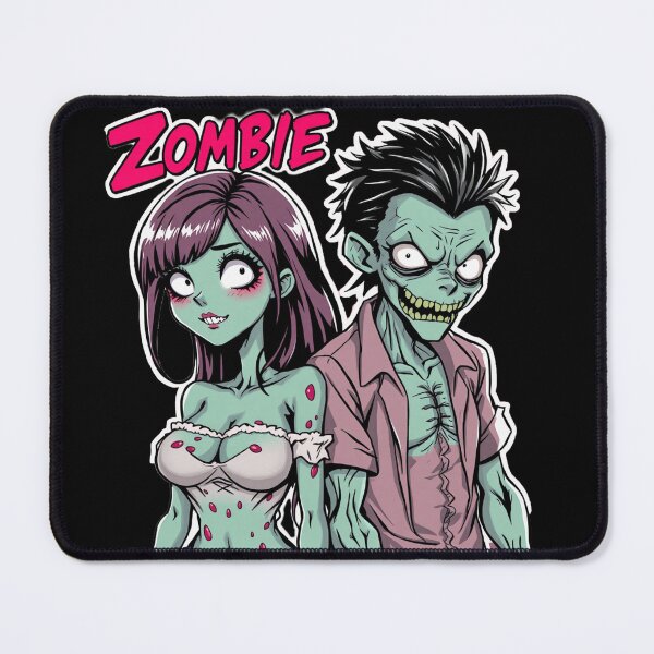 Item preview, Zombie Couple Watch your Back designed and sold by KnottyToons.