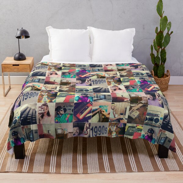 Item preview, The 90s Photos Collage designed and sold by ColorfulPrints.