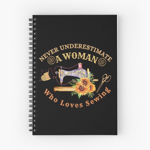 Item preview, Never Underestimate A Woman Who Loves Sewing Lovers Mothers Day Gift Idea For Mom designed and sold by Wiss2Arts.