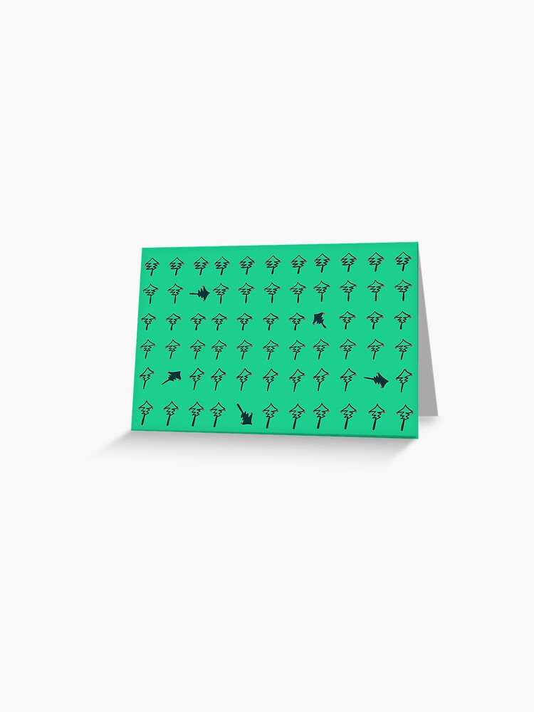 Thumbnail 1 of 2, Greeting Card, Christmas Tree Fun in Green designed and sold by jpandsusan.