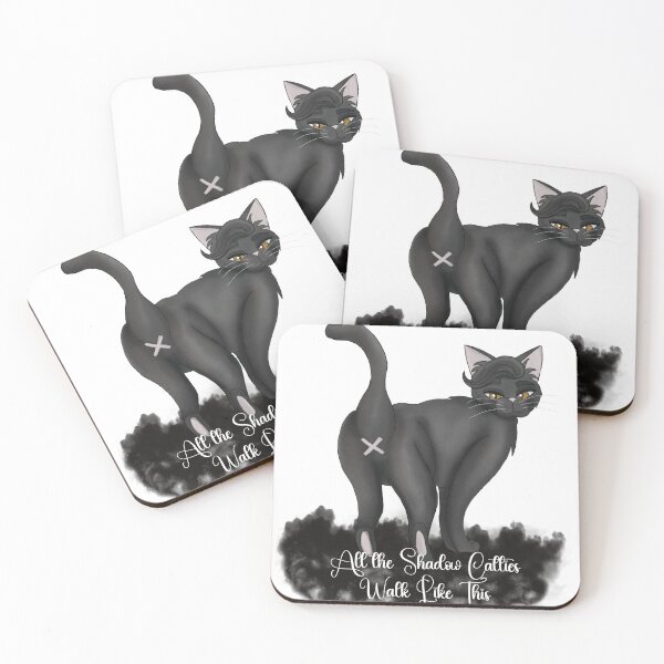 Item preview, All the Shadow Catties Walk Like This designed and sold by CraftyChaos.