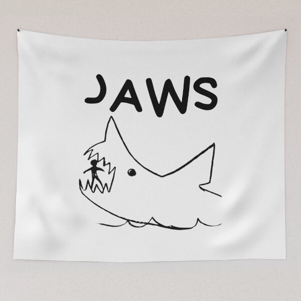 Item preview, Quint’s Man-Eating Shark Drawing designed and sold by UNK-Fatigues.