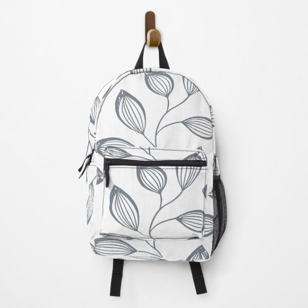 Item preview, Climbing Vine Leaves Gray On White designed and sold by taiche.
