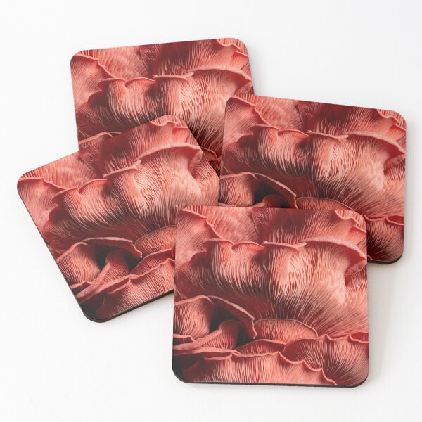 Item preview, Pink Oyster Mushrooms Patterns designed and sold by peckofpickles.