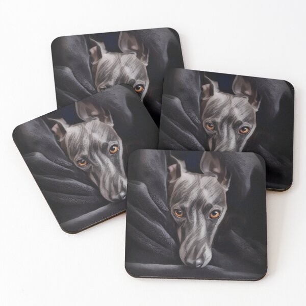 Item preview, Brindle Greyhound In Blankets designed and sold by Heathermarie321.