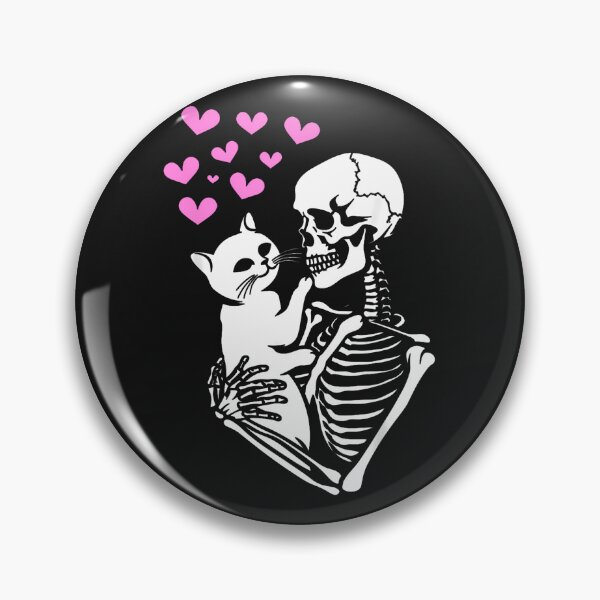 Item preview, Skeleton Holding Cat Cute Kitty Lover Funny Halloween T-Shirt designed and sold by vsropatn.
