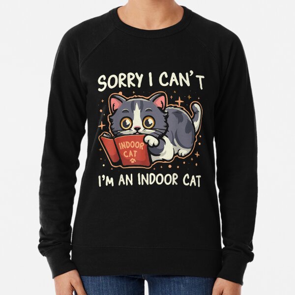 Item preview, Sorry I Can'T I'M An Indoor Cat Funny T-Shirt designed and sold by vsropatn.