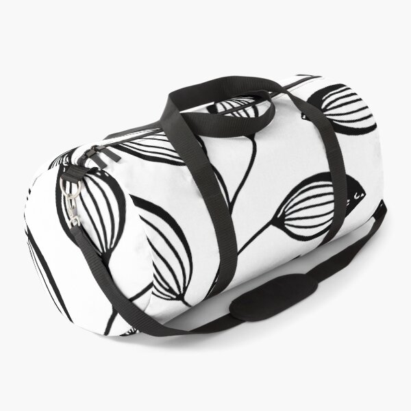 Item preview, Climbing Vine Leaves Black On White designed and sold by taiche.