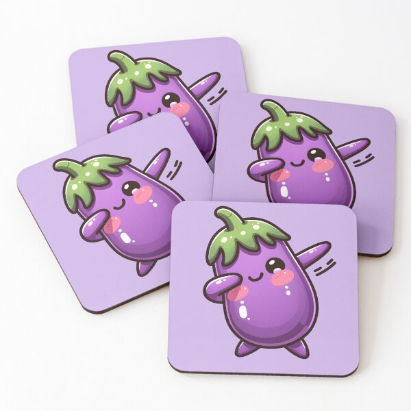 Item preview, Dabbing Eggplant Kawaii Style Fruit Gay Eggplant Dab Funny Gift for Teenager Kid Who Eggplants designed and sold by Gay-Koala.