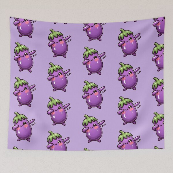 Item preview, Dabbing Eggplant Kawaii Style Fruit Gay Eggplant Dab Funny Gift for Teenager Kid Who Eggplants designed and sold by Gay-Koala.