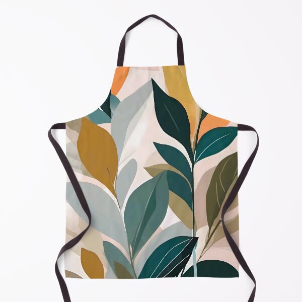 Item preview, Warm Tones Modern Leaf Pattern designed and sold by savesarah.