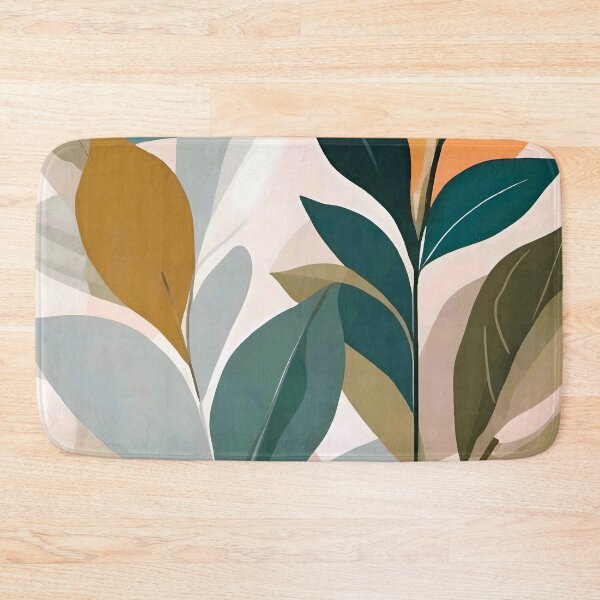 Item preview, Warm Tones Modern Leaf Pattern designed and sold by savesarah.