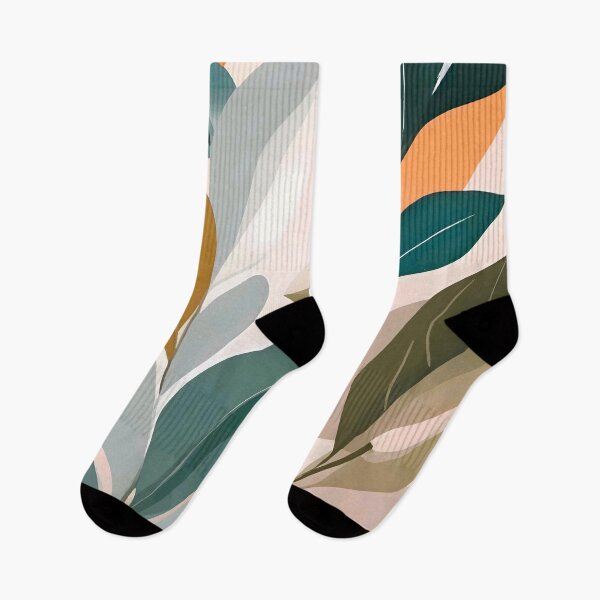 Item preview, Warm Tones Modern Leaf Pattern designed and sold by savesarah.