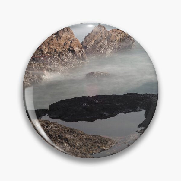 Item preview, Botany Bay Long Exposure Landscape – Crashing Waves and Still Pond Photography designed and sold by LostVikingtees.