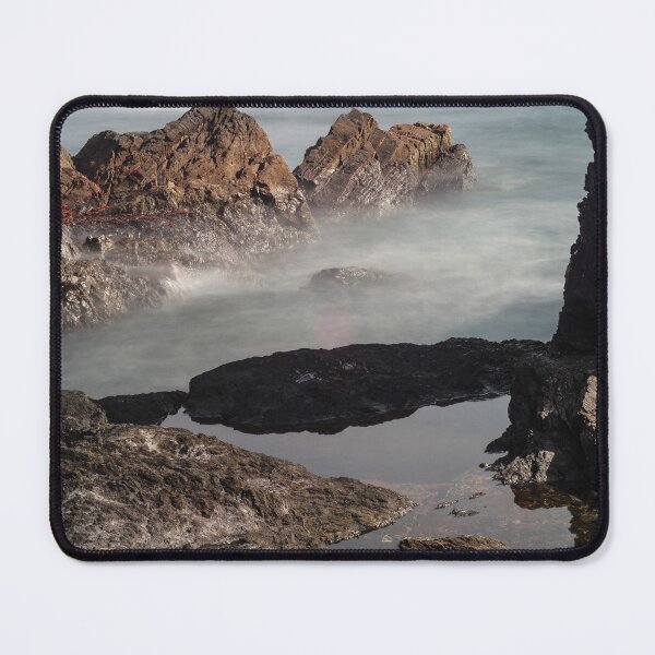 Item preview, Botany Bay Long Exposure Landscape – Crashing Waves and Still Pond Photography designed and sold by LostVikingtees.