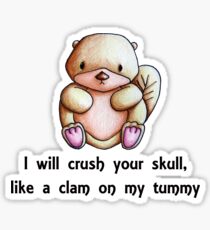 Grumpy Otter Sticker