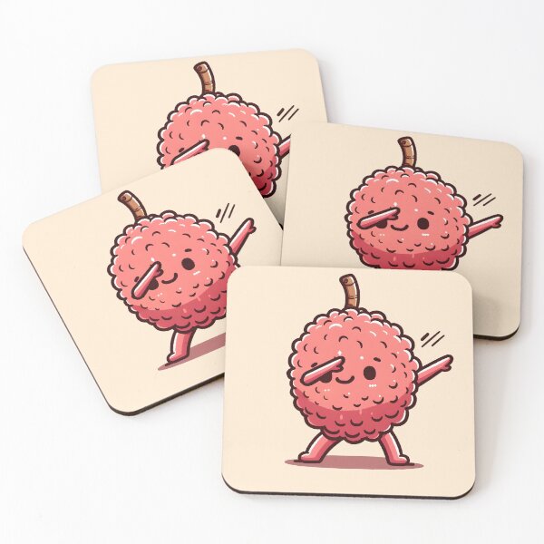 Item preview, Dabbing Lychee Kawaii Style Fruit Dab Funny Gift for Teenager Kid Who Lychee Korean Cuisine designed and sold by Gay-Koala.