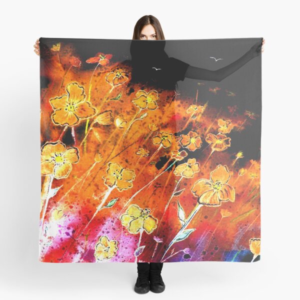 Item preview, Orange Flower Daze designed and sold by Linda Callaghan.