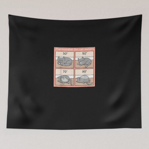 Item preview, Thermometer For Cat Owners Funny Design T-Shirt designed and sold by vsropatn.