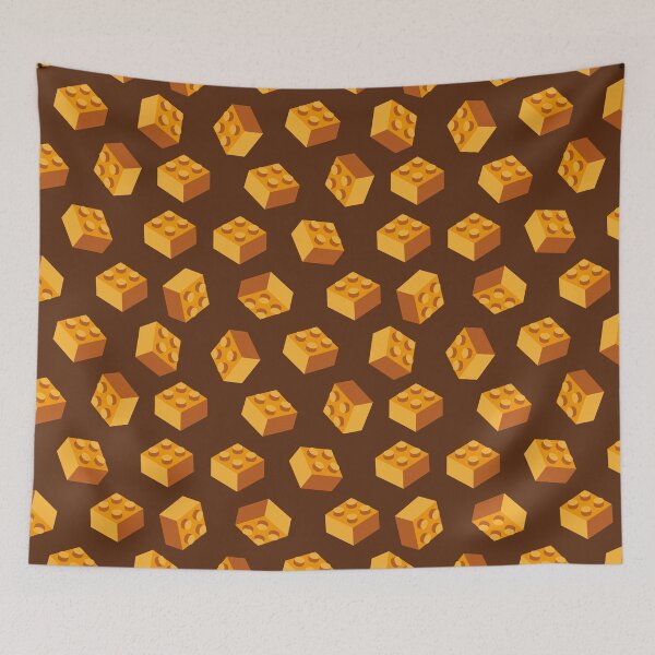 Item preview, Building Block Pattern Toy Bricks Seamless Pattern Design designed and sold by Gamify Store.