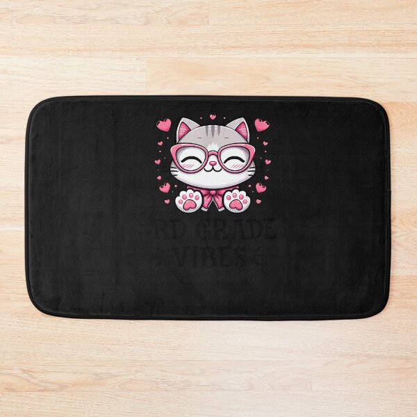 Item preview, Third 3Rd Grade Vibes Back To School Cute Cat Cute For Girls T-Shirt designed and sold by vsropatn.