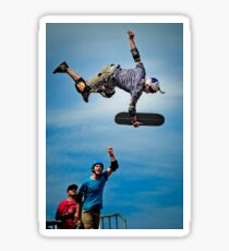 Getting air Sticker