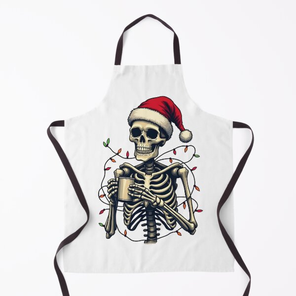 Item preview, Christmas skeleton drinking coffee- perfect for christmas designed and sold by cocomelon168.