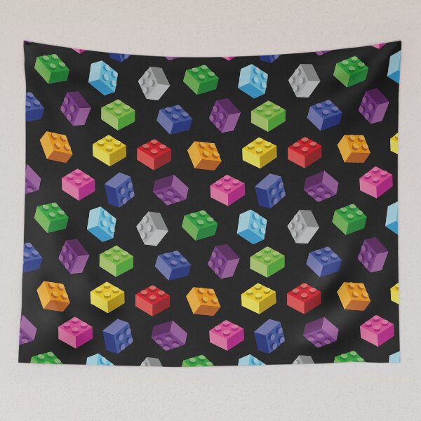 Item preview, Building Block Pattern Toy Bricks Seamless Pattern Design designed and sold by Gamify Store.