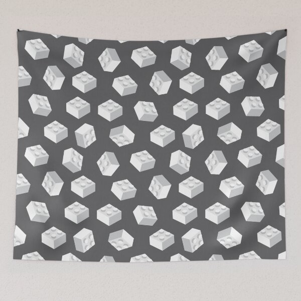 Item preview, Building Block Pattern Toy Bricks Seamless Pattern Design designed and sold by Gamify Store.