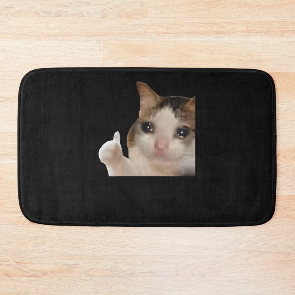 Item preview, Thumbs Up Crying Cat Meme T-Shirt designed and sold by vsropatn.