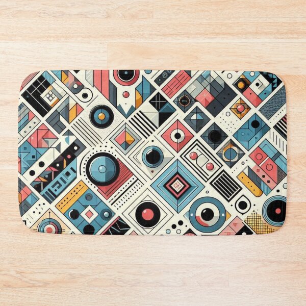 Item preview, Vibrant Geometric Pattern Art | Colorful Shapes Design Collection  designed and sold by TrendyDesign159.