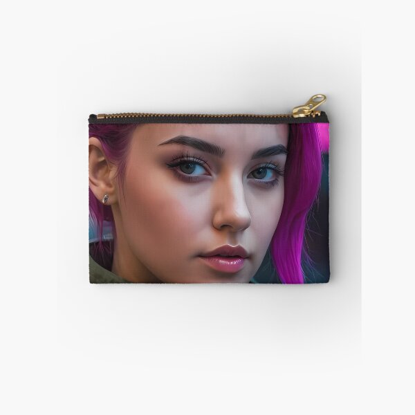Item preview, Realistic Cyberpunk Female Portrait designed and sold by papi1998.