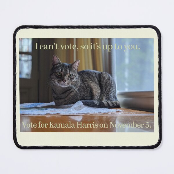 Item preview, Cats for Kamala Voting Reminder designed and sold by MJH-Photo.