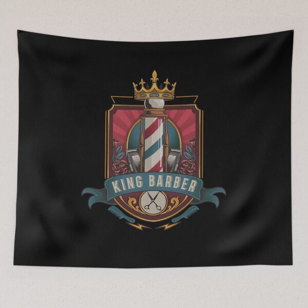 Item preview, King Barber designed and sold by Nick Studio.