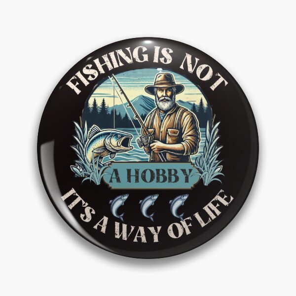 Item preview, La pesca es una forma de vida Diseño vintage designed and sold by DigitalArtByNow.