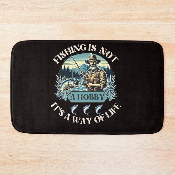 Item preview, La pesca es una forma de vida Diseño vintage designed and sold by DigitalArtByNow.