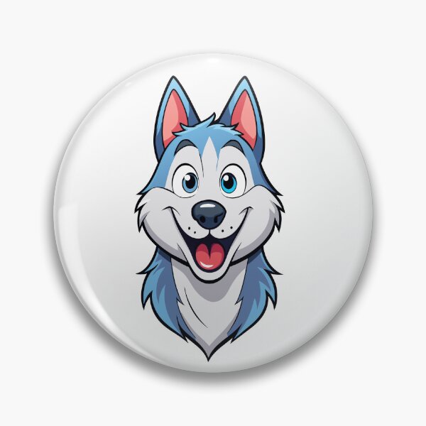 Item preview, Mischievous Grinning Husky Artwork designed and sold by iwcus.