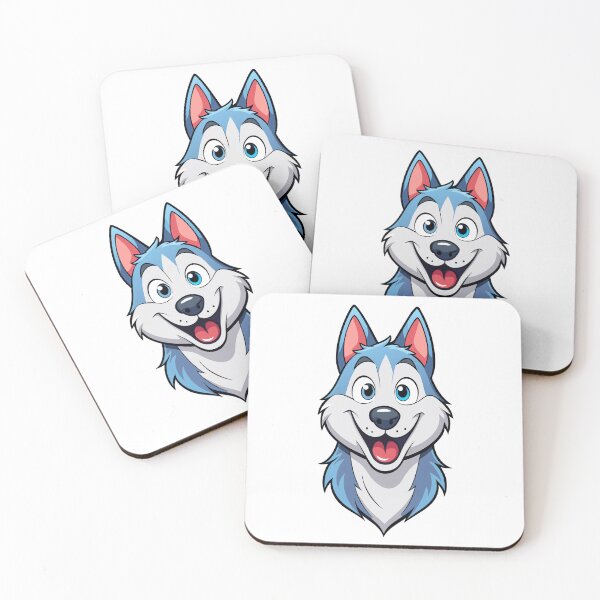 Item preview, Mischievous Grinning Husky Artwork designed and sold by iwcus.