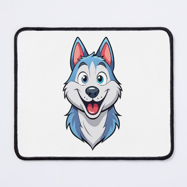 Item preview, Mischievous Grinning Husky Artwork designed and sold by iwcus.