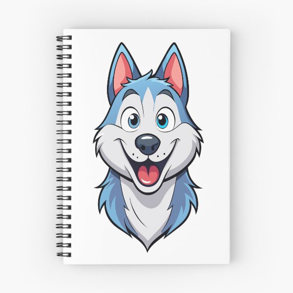 Item preview, Mischievous Grinning Husky Artwork designed and sold by iwcus.