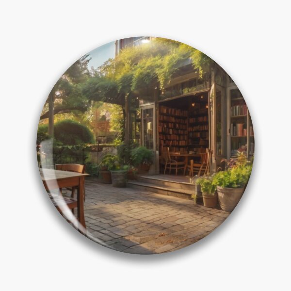 Item preview, A Peaceful Hideaway in the Bookshop Garden designed and sold by BlareBlare.