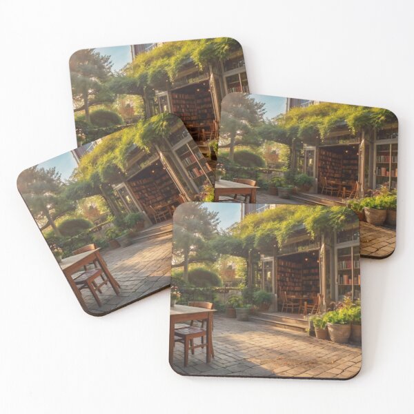 Item preview, A Peaceful Hideaway in the Bookshop Garden designed and sold by BlareBlare.