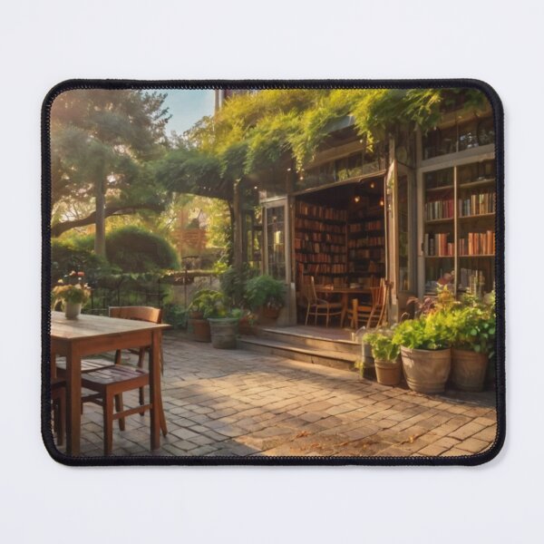 Item preview, A Peaceful Hideaway in the Bookshop Garden designed and sold by BlareBlare.