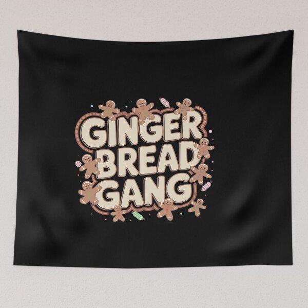 Item preview, Christmas Gingerbread Gang Cookie designed and sold by Tee Studio.