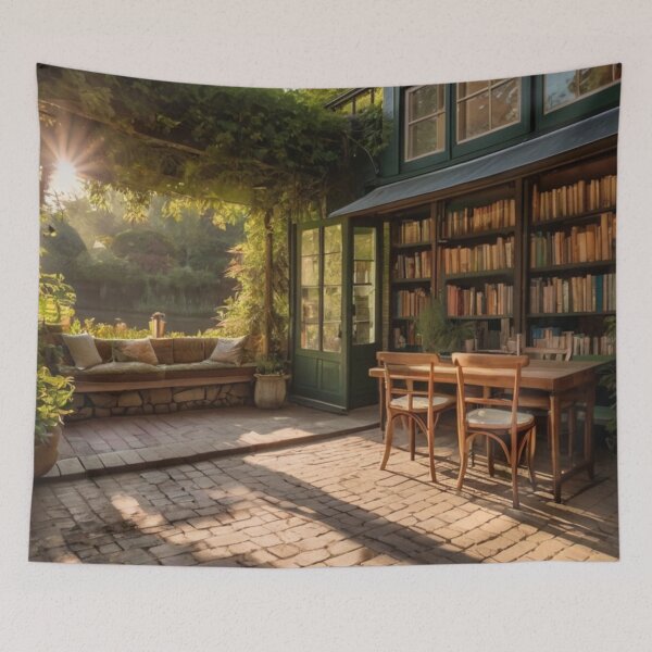 Item preview, Backyard of Books and Nature’s Magic designed and sold by BlareBlare.