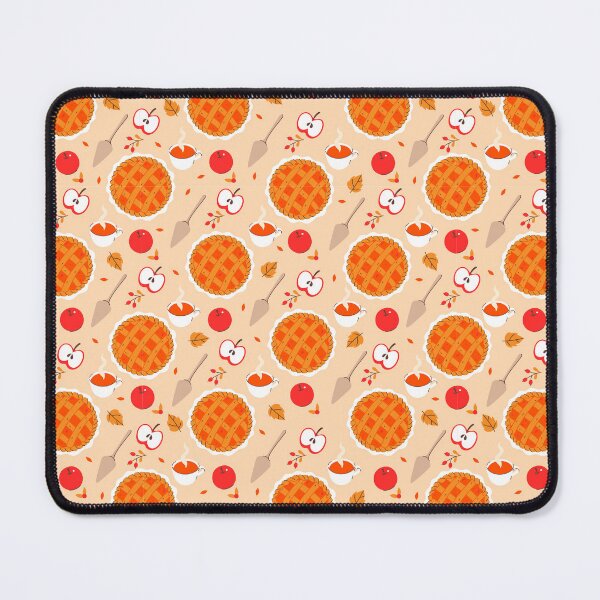 Item preview, pattern with apple pies, apples, berries designed and sold by burbura.