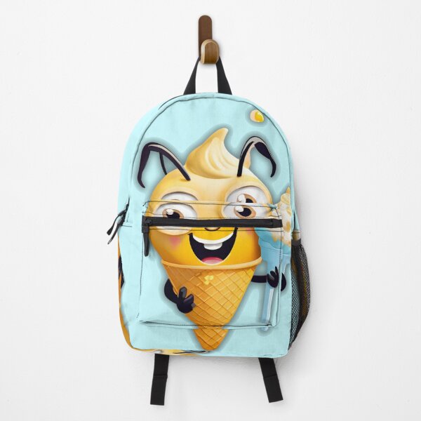 Item preview, A cartoon bee holding an ice cream cone designed and sold by PWDigitalArt.