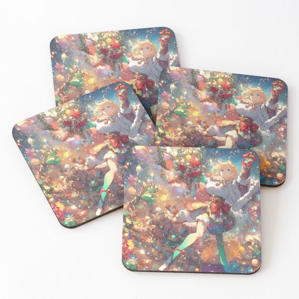 Item preview, Anime Girl Xmas Greeting Card designed and sold by HakiVisions.