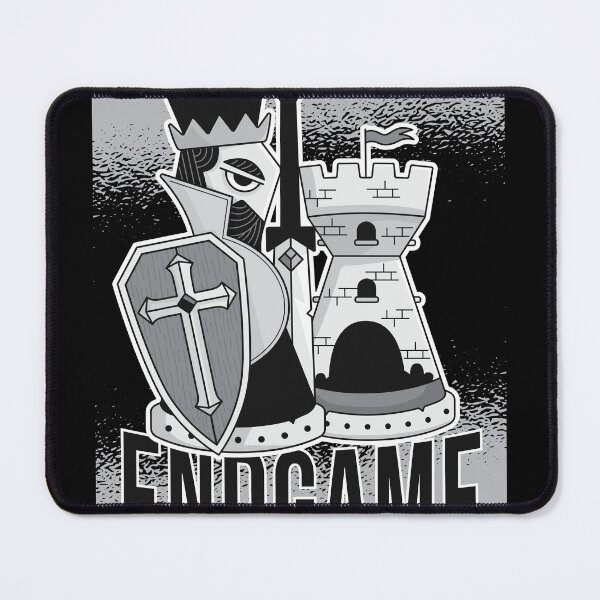 Item preview, Chess King in Action | Bold 'Endgame' with Sword and Tower Piece designed and sold by TurtleDojo.