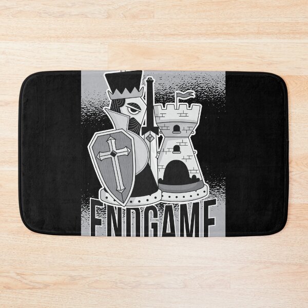 Item preview, Chess King in Action | Bold 'Endgame' with Sword and Tower Piece designed and sold by TurtleDojo.
